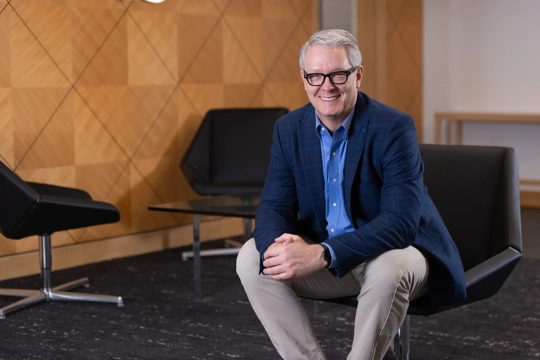 portrait of a smiling person in business attire